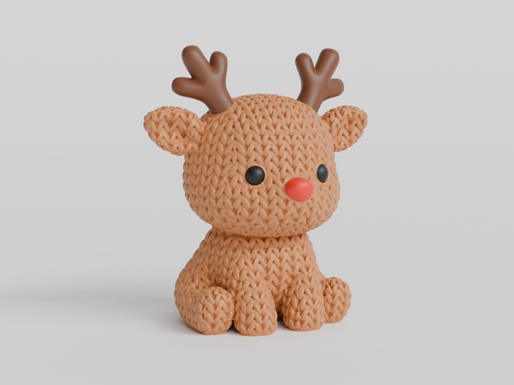 Knitted Reindeer