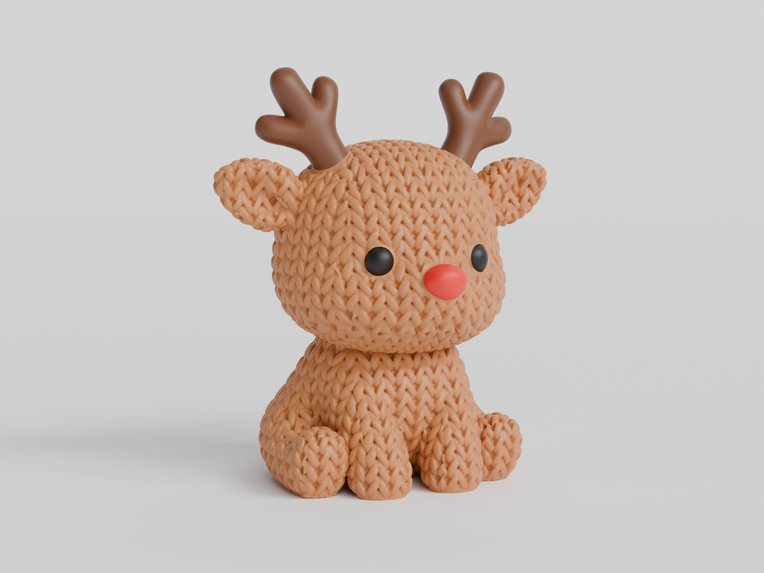 Knitted Reindeer