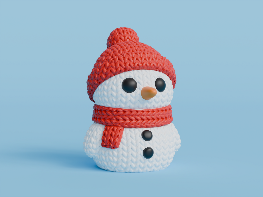 Knitted Snowman