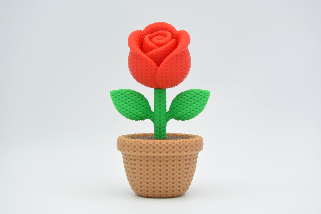 Knitted Rose