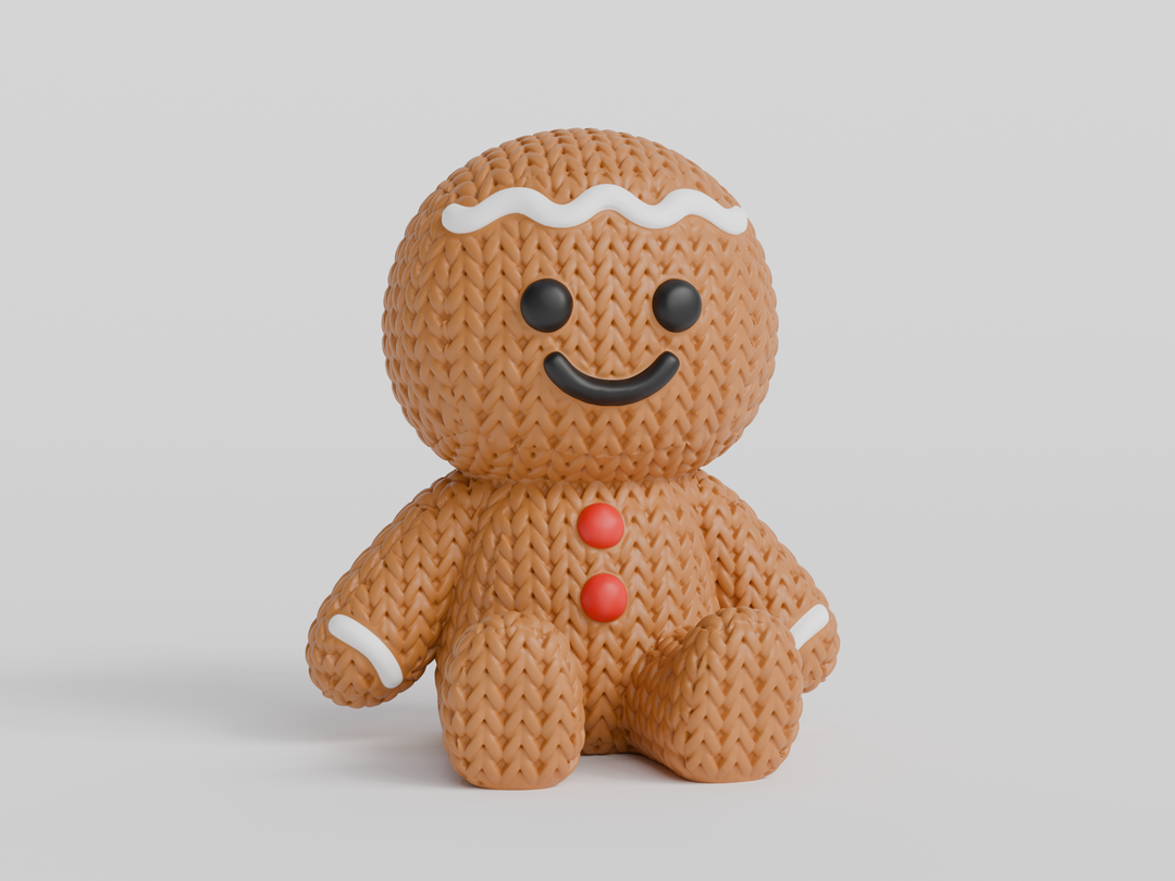 Knitted Gingerbread Man