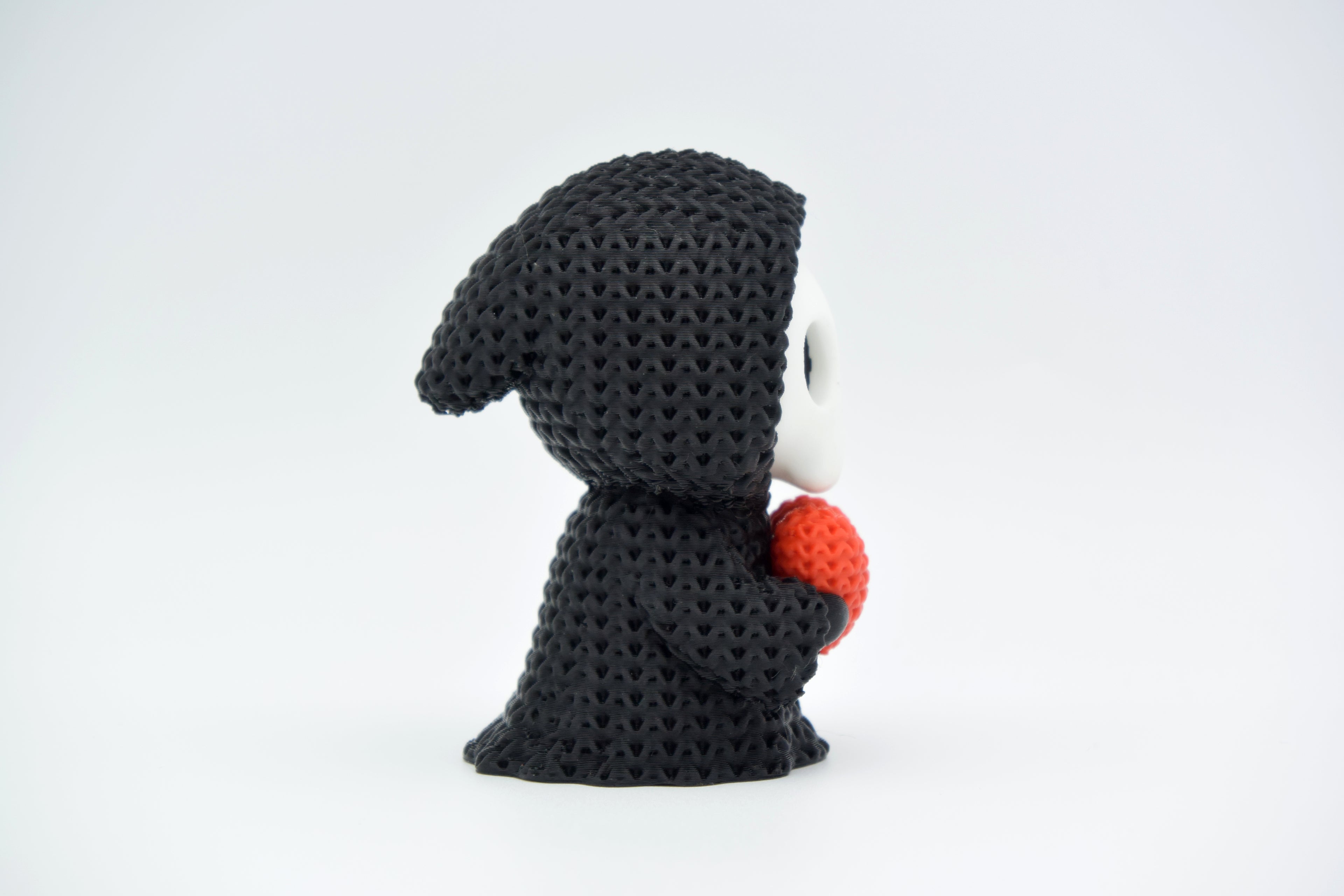 Knitted Heart Grim Reaper