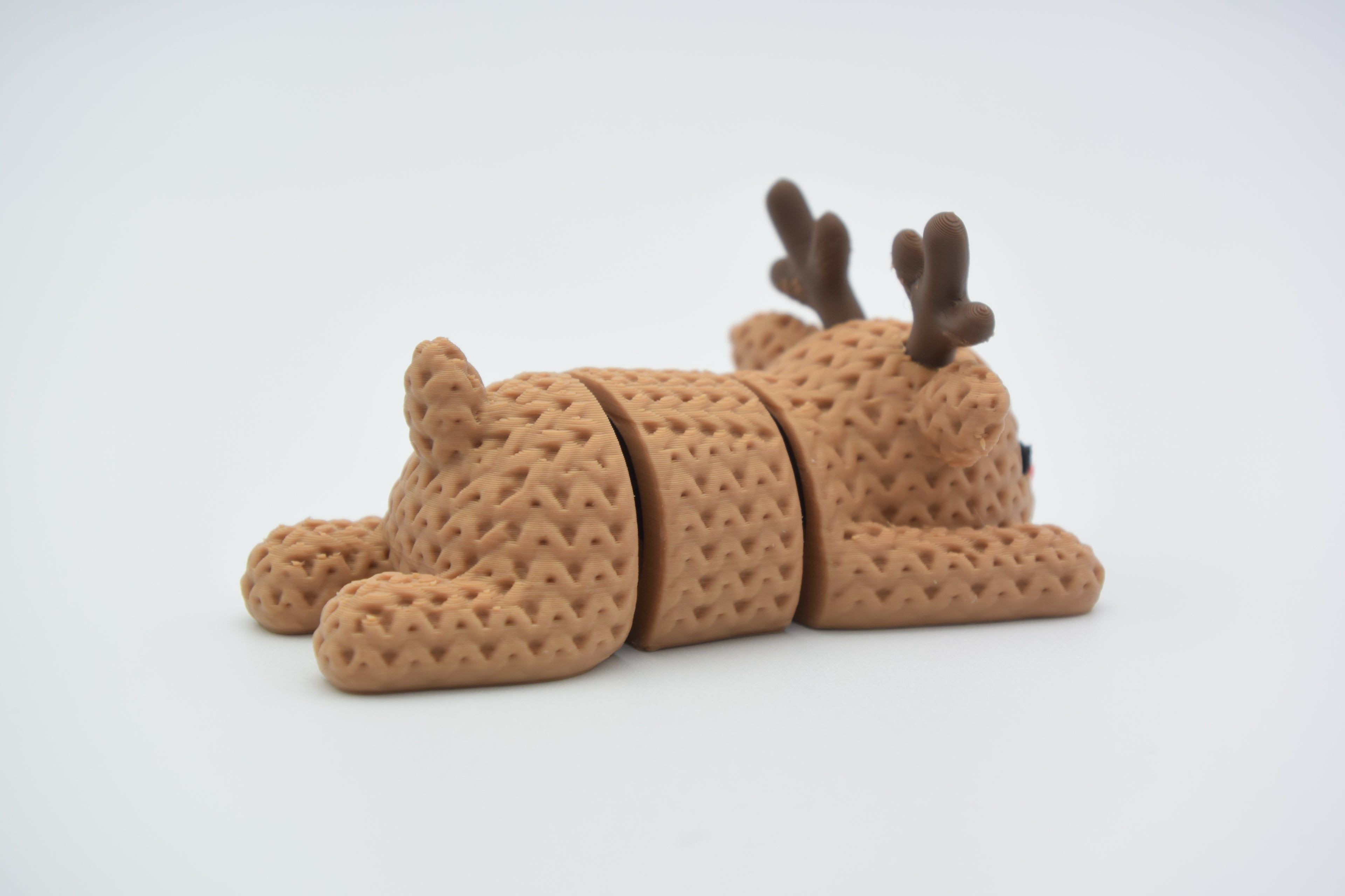 Knitted Articulated Reindeer