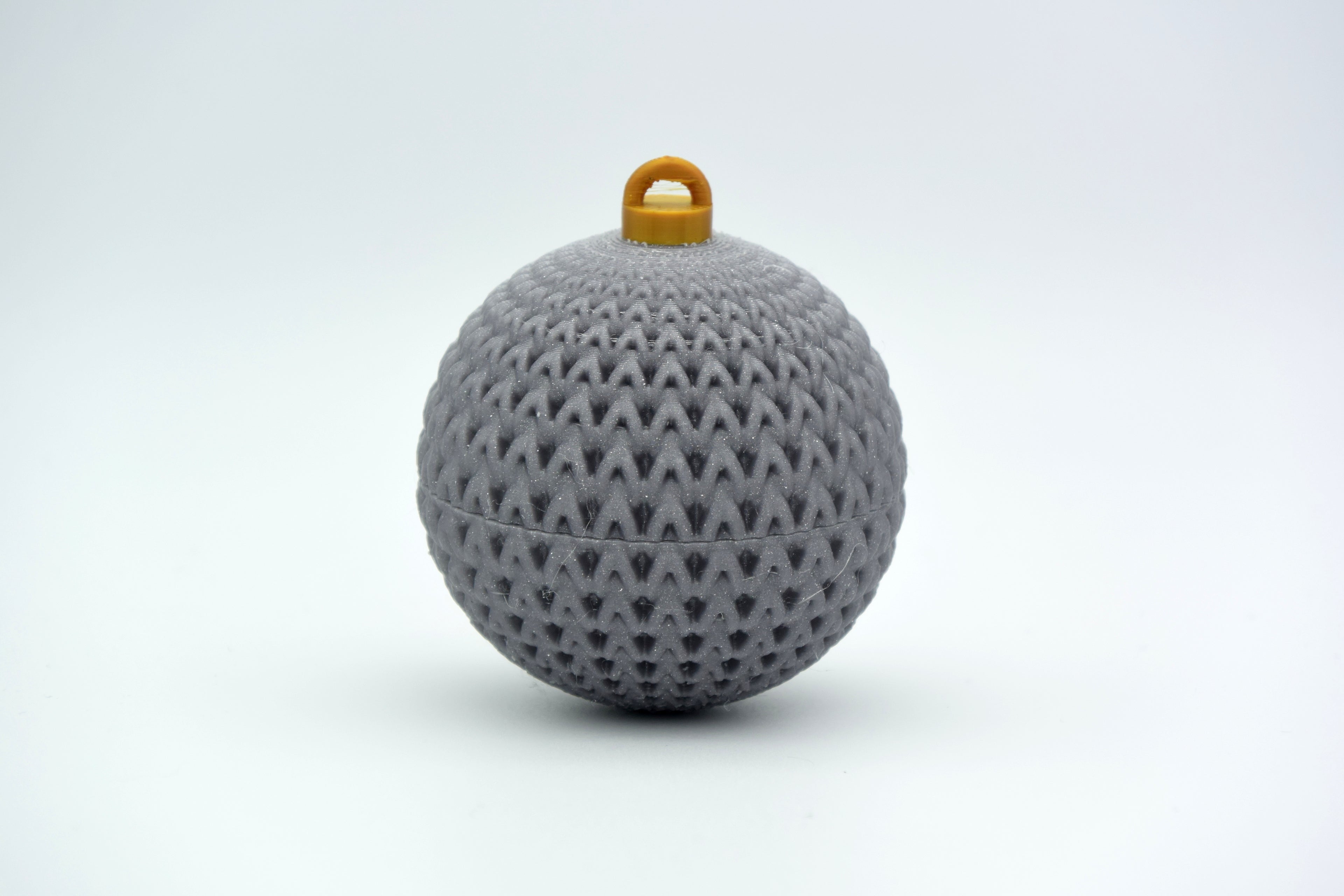 Knitted Christmas Ornament Container