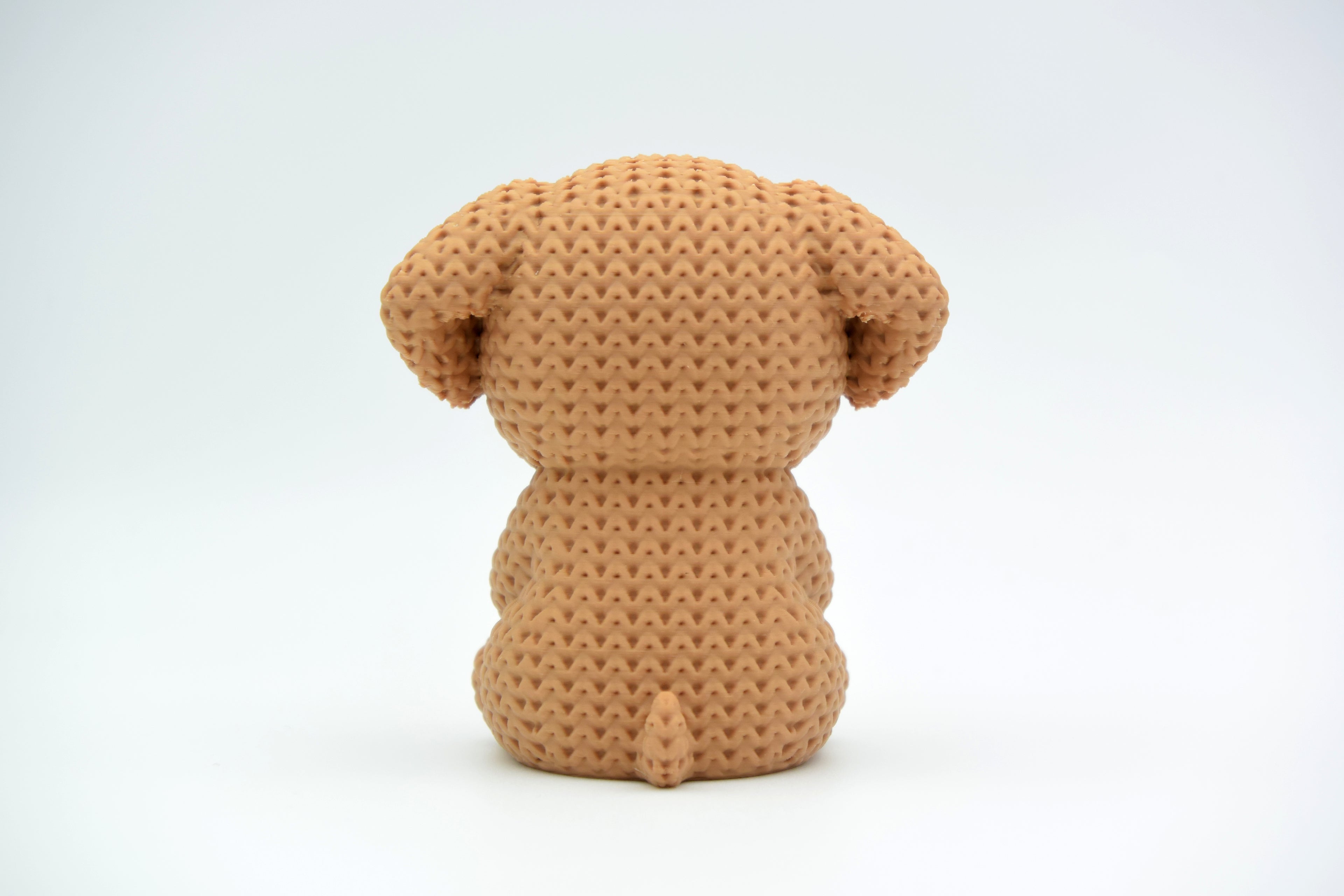Knitted Dog With Heart