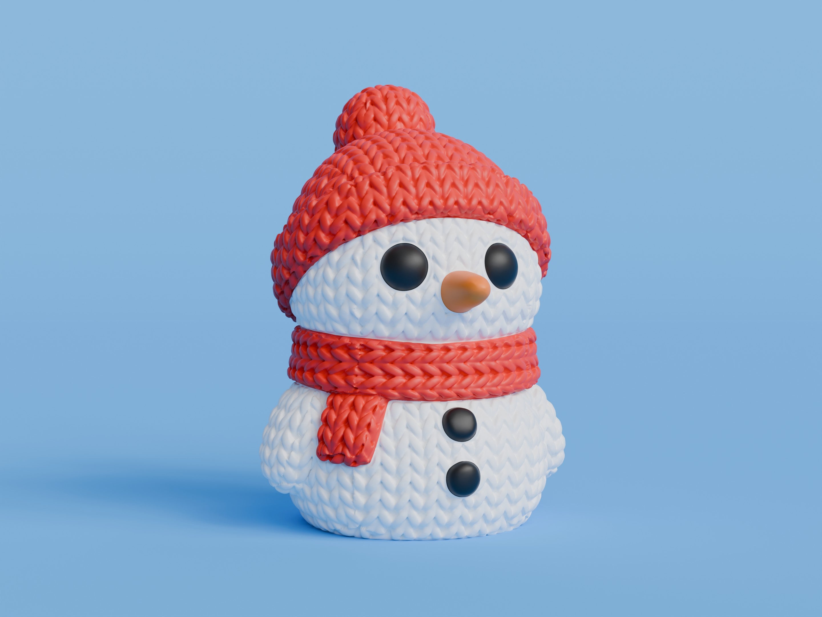 Knitted Snowman