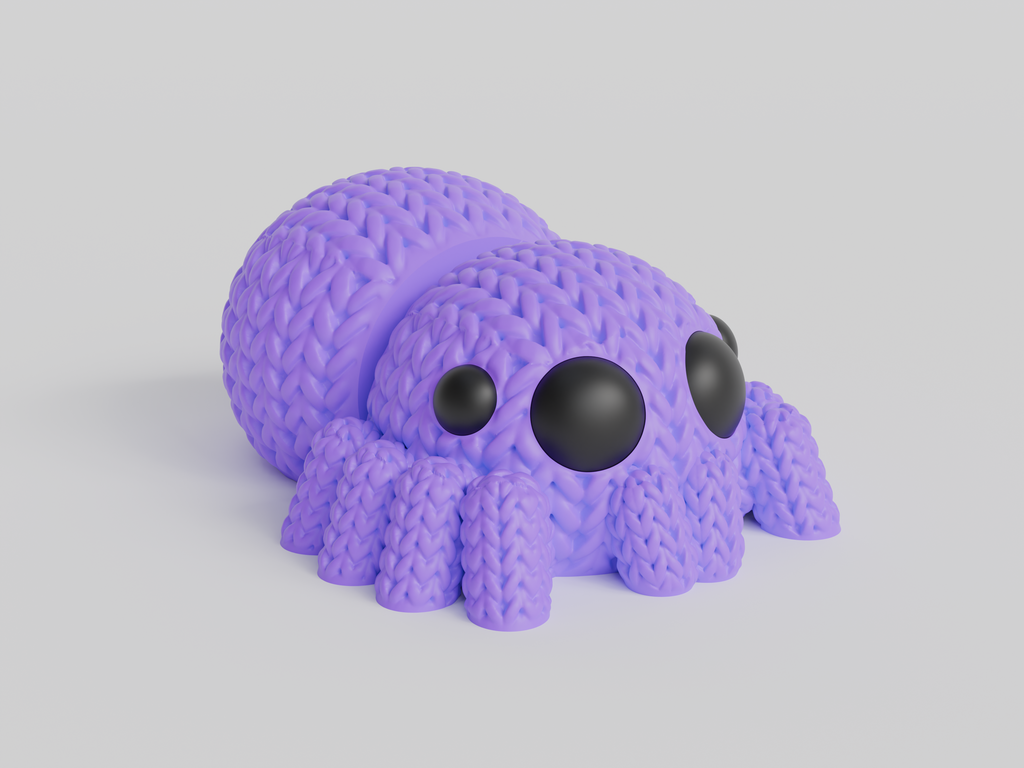 Knitted Articulated Spider