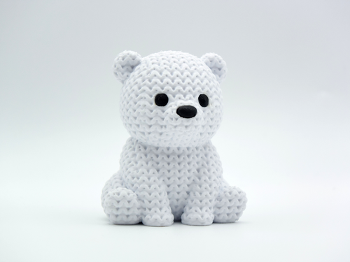Knitted Baby Polar Bear