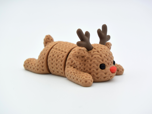 Knitted Articulated Reindeer