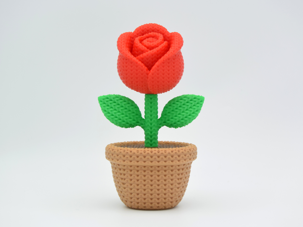 Knitted Rose
