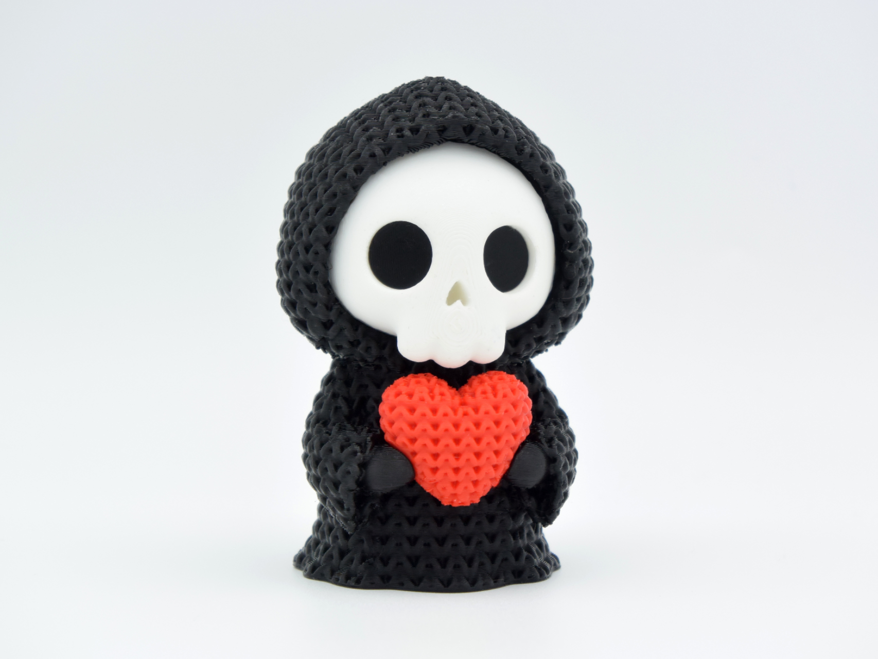 Knitted Heart Grim Reaper