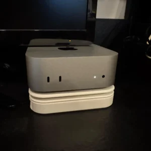 Sleek Mac Mini Stand with Bonus USB and SSD Slots